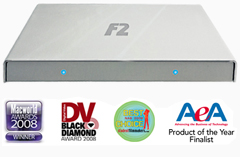 Fusion F2 Portable Raid System 1 TB 7200 RPM