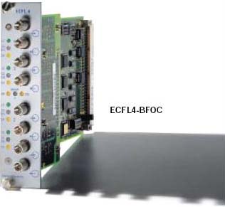 Einschubmodul ECFL4-BFOC ETHERNET-Fiber-Optic-Interface-Karte (2000m) 4 Ports